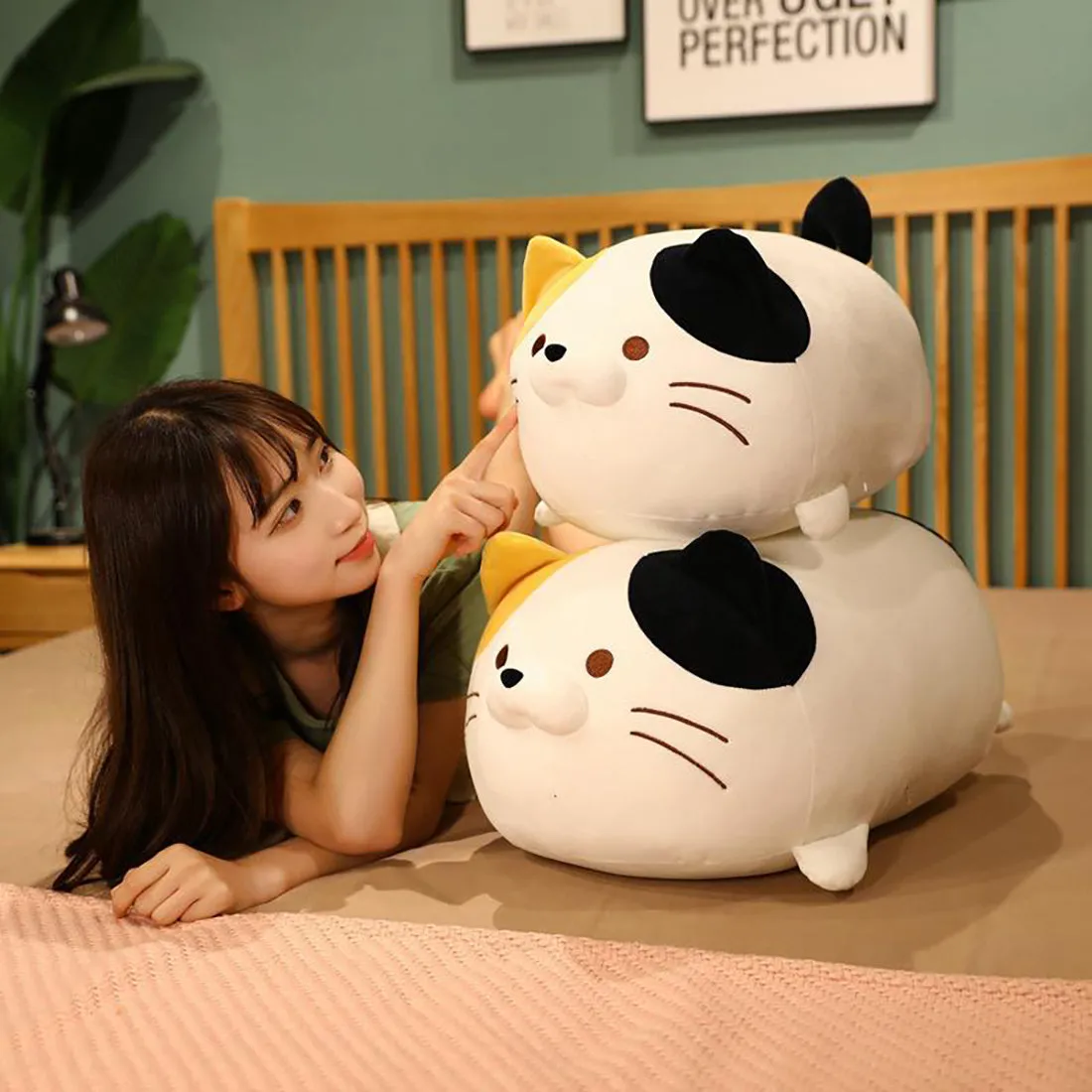 Adorable Chubby Cat Plush Toy
