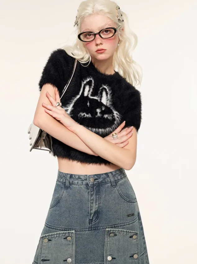Animal Knit American Retro Summer