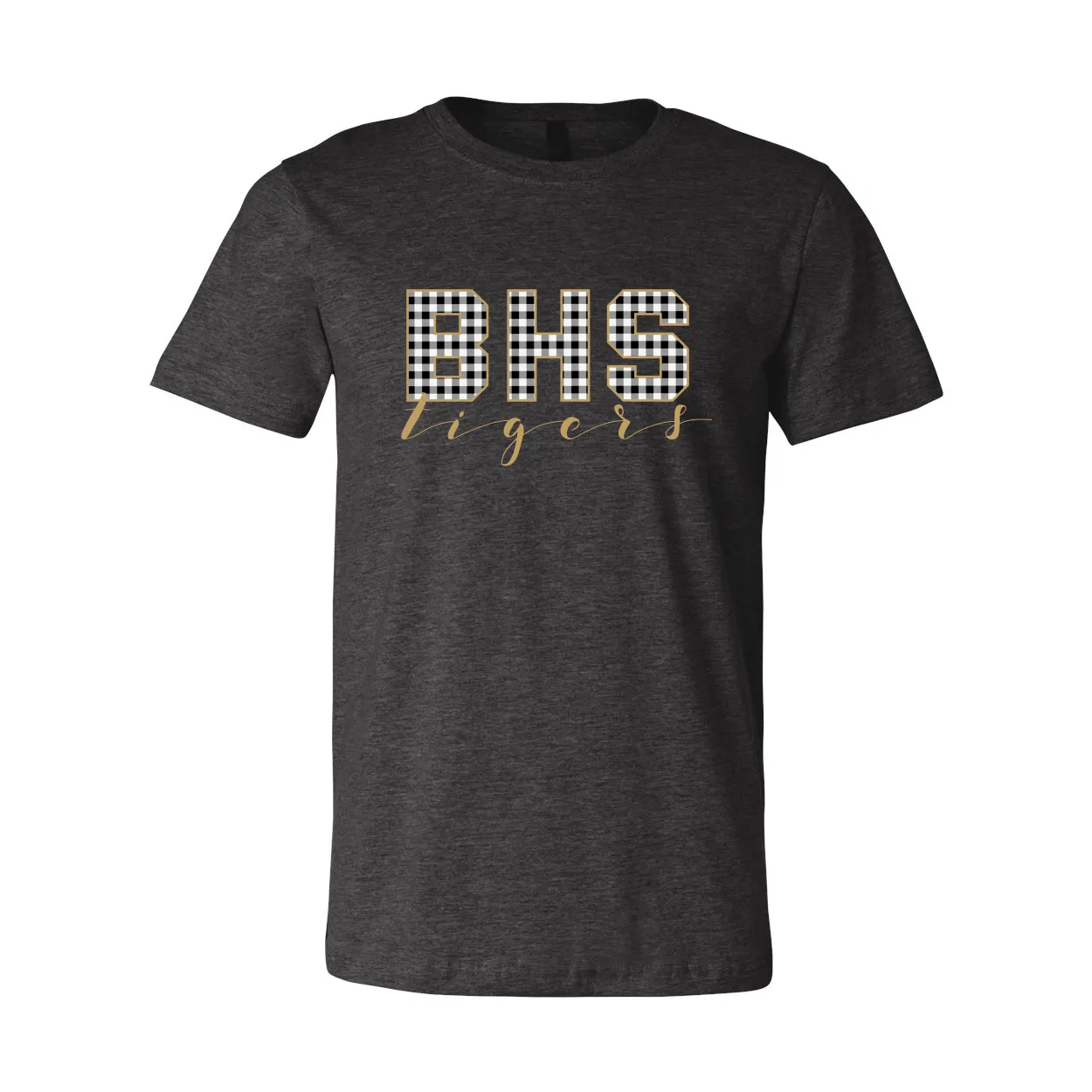 BHS Gingham Print T-Shirt