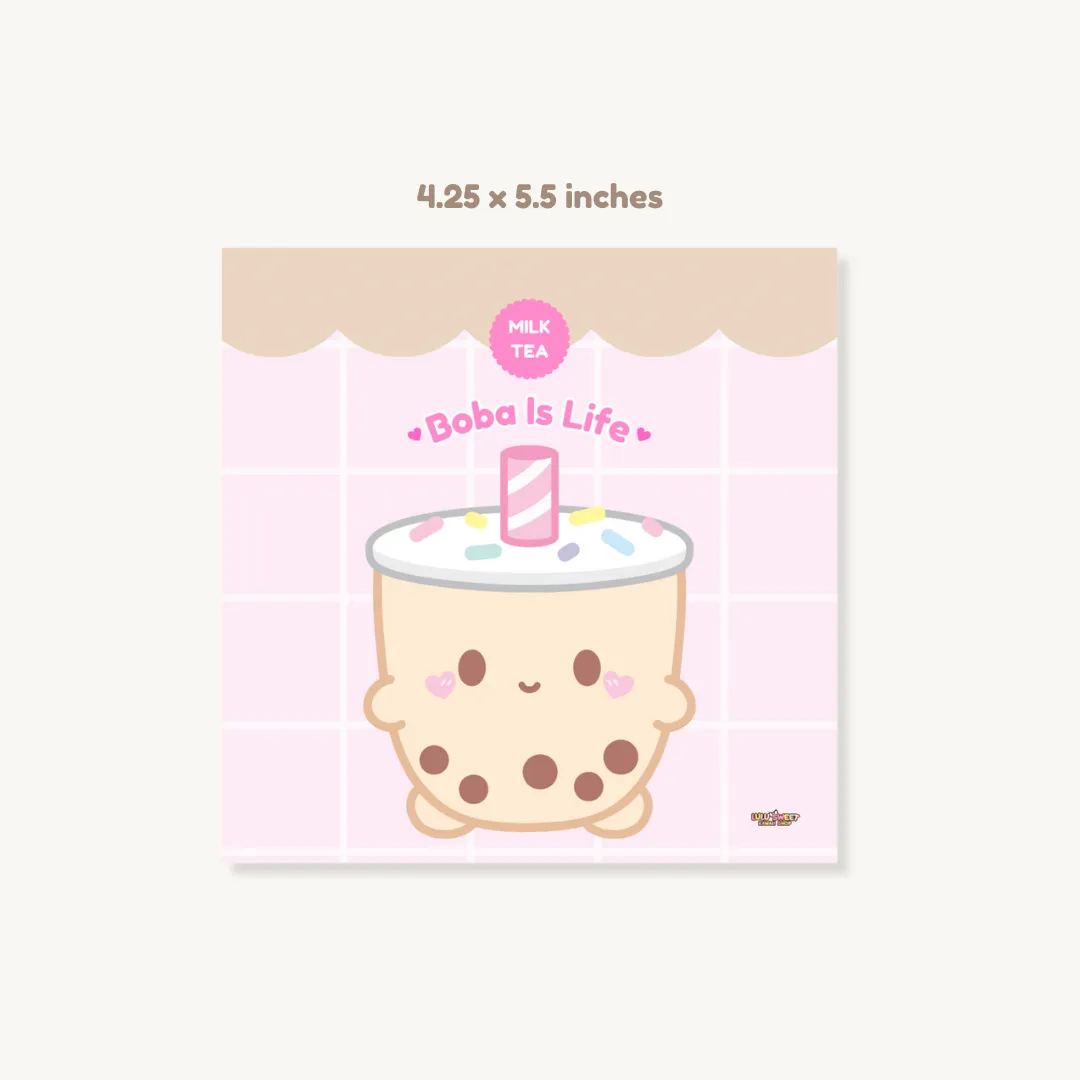 Boba Is Life Art Print/Note Card