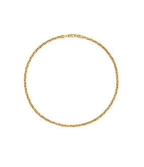 Boston Link Necklace in Gold