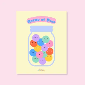 Bottle of Joys Art Print/Note Card