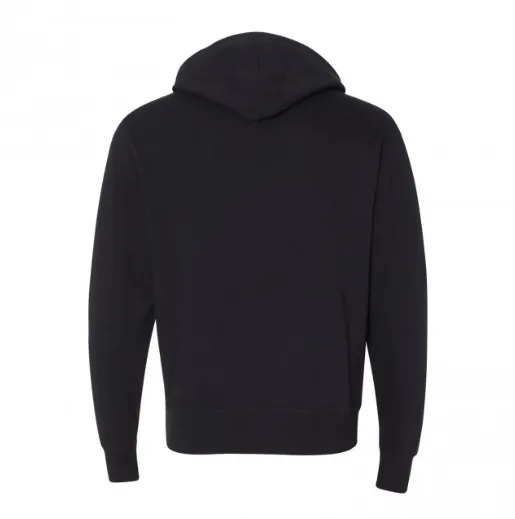 BRJ BROADWAY // BLACK   Full Zip Hoodie -  French Terry  Men's Knit By Robert James
