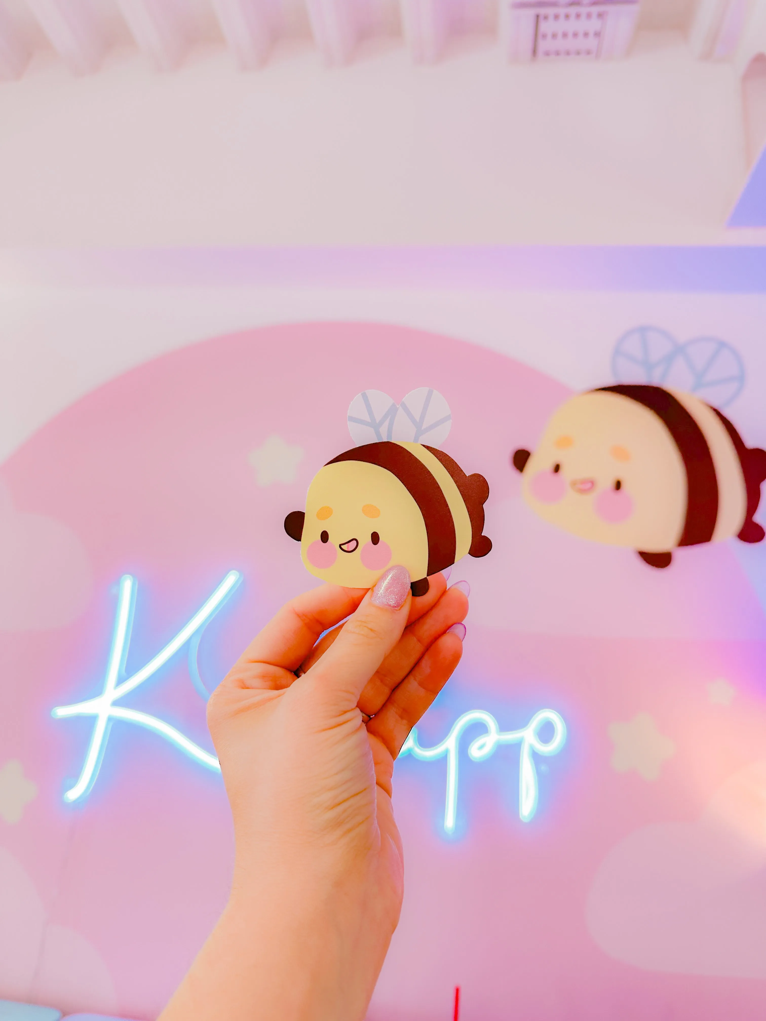 Bumblebutt the Adorable Bumblebee | Kawaii Die Cut Vinyl Sticker