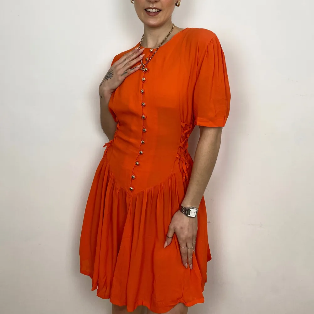 Button Up Mini Dress - MEDIUM