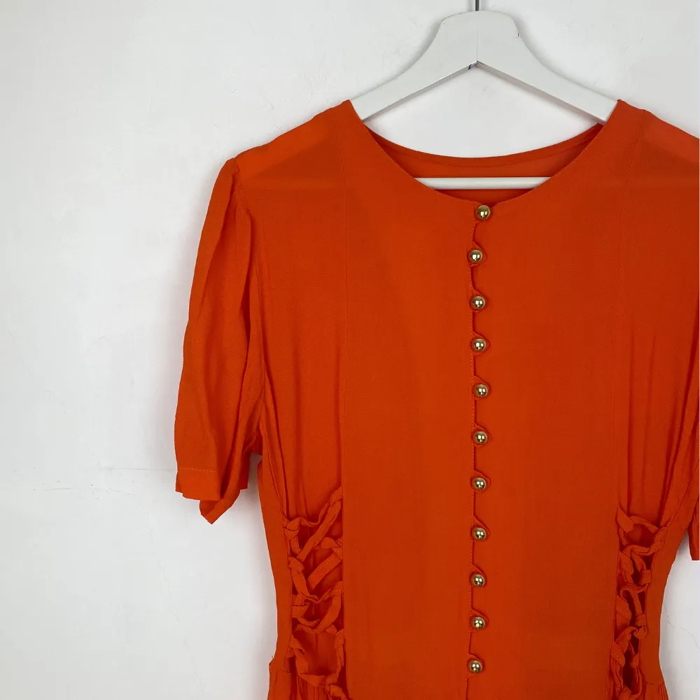 Button Up Mini Dress - MEDIUM