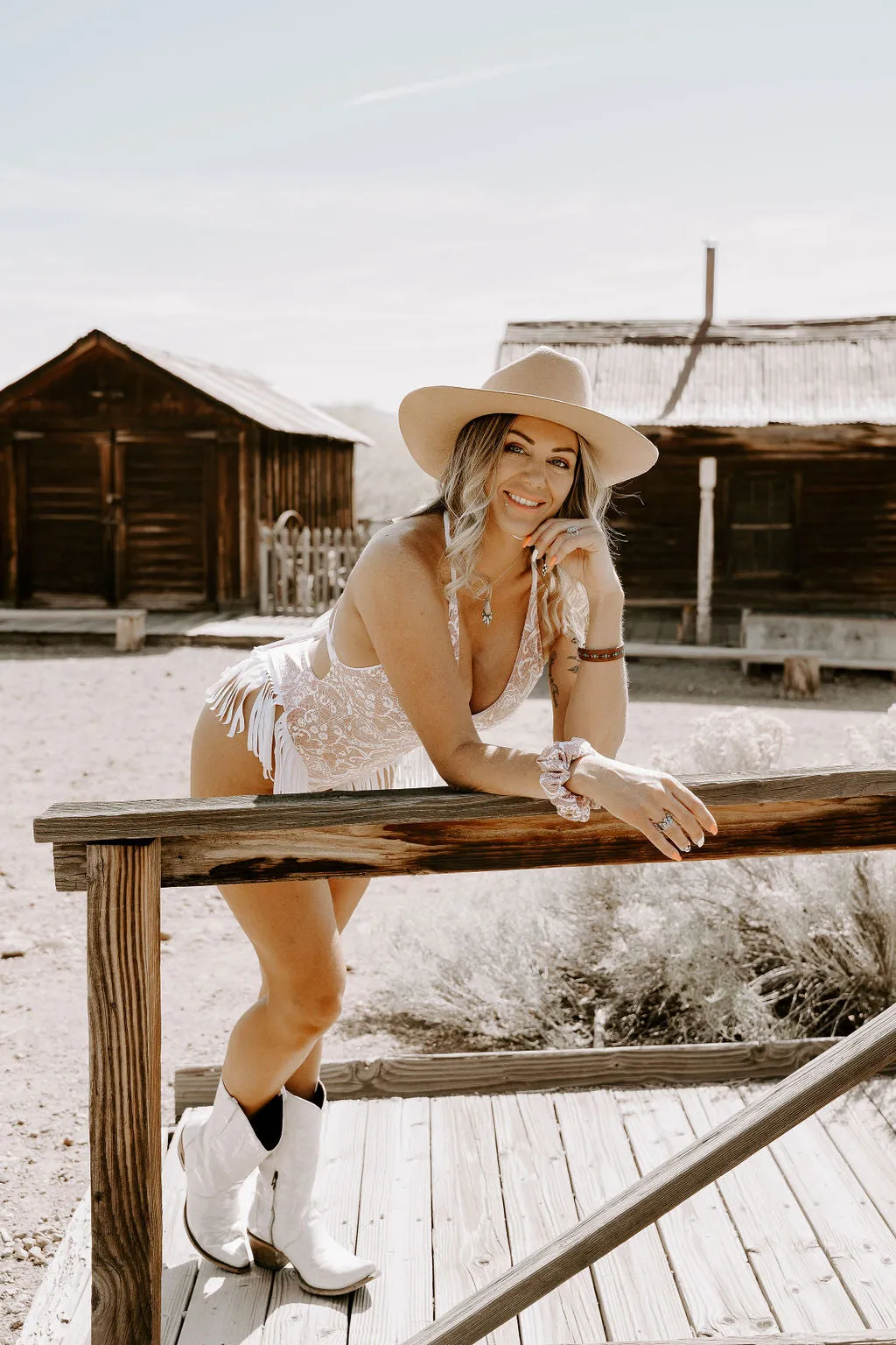 Country Lace Ribbed Thong One piece