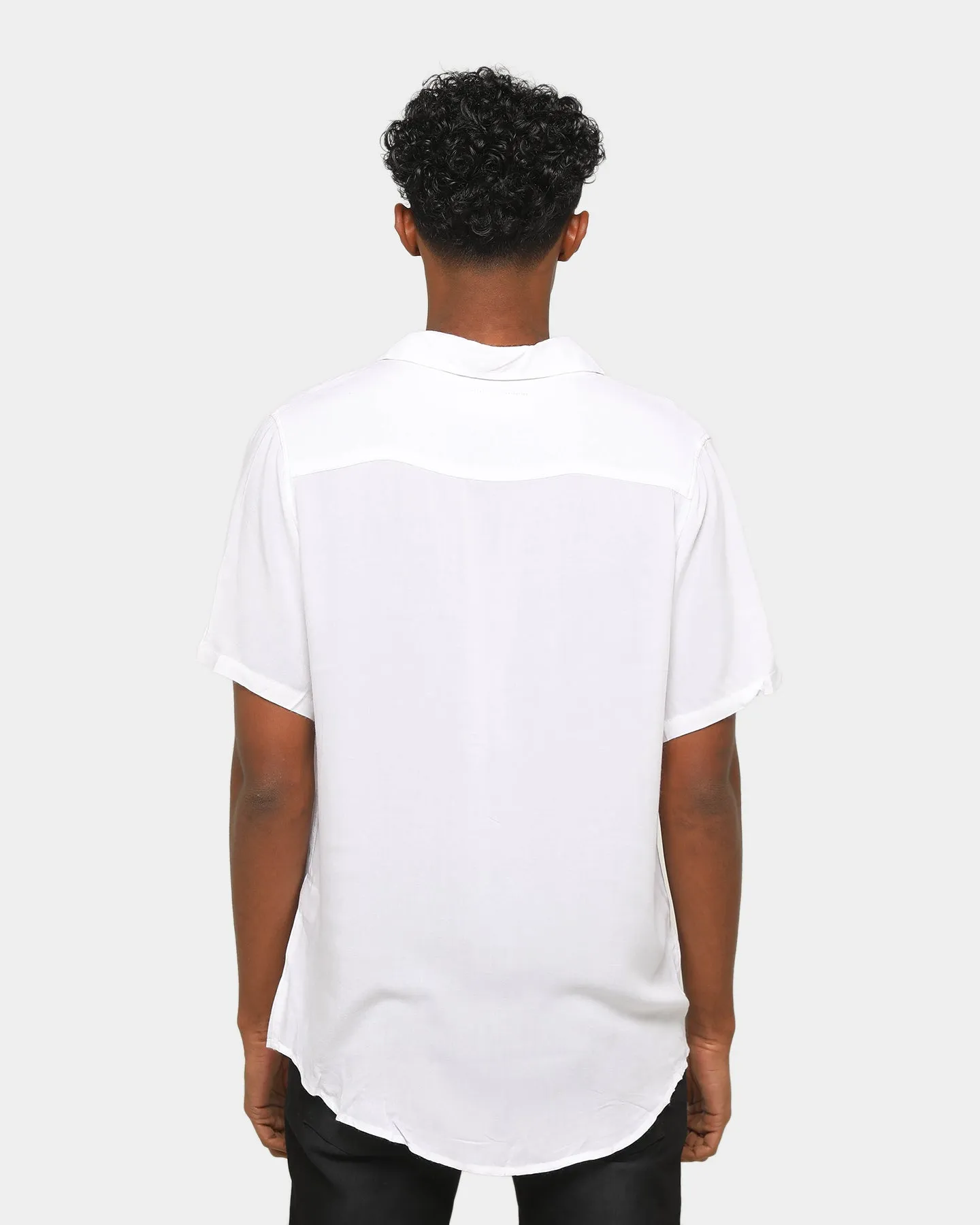 ENES Boating Button Up Shirt White