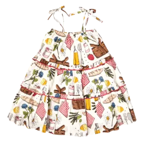 Girls Garden Dress - Parisian Picnic