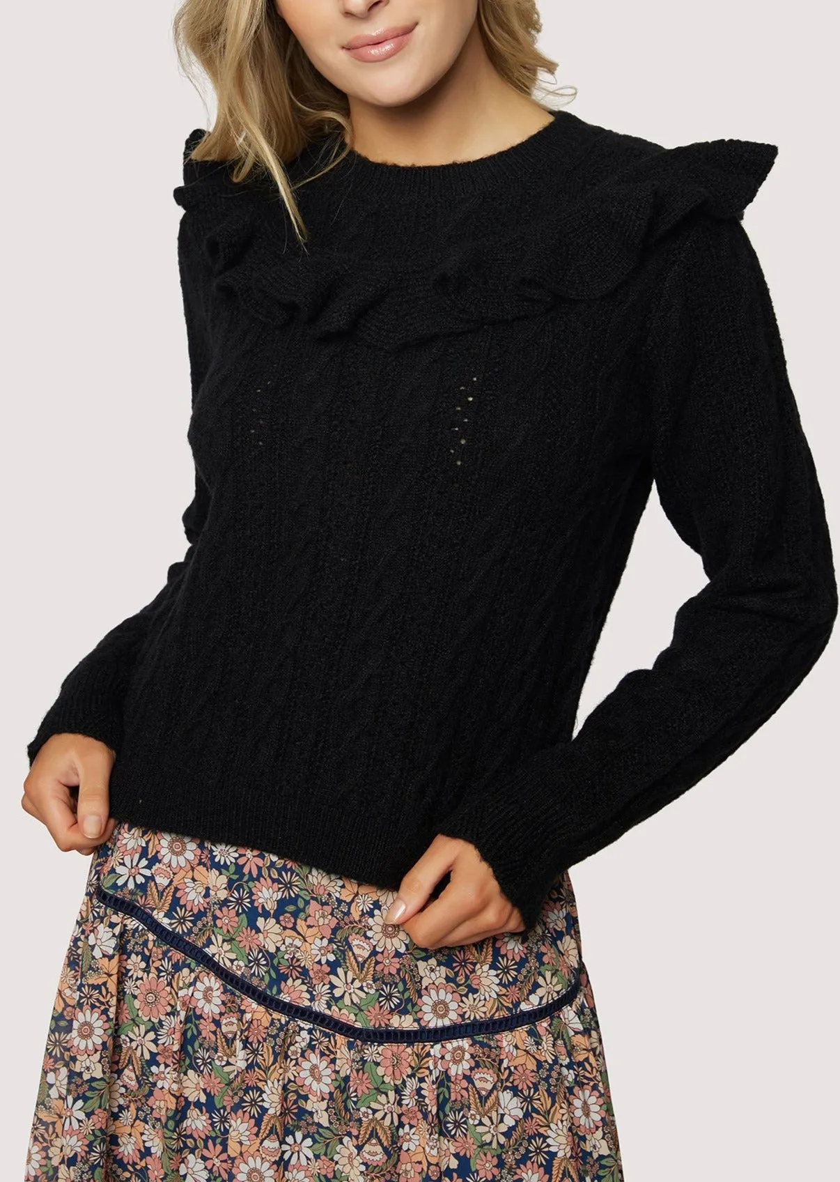 Gracie Ruffle Top