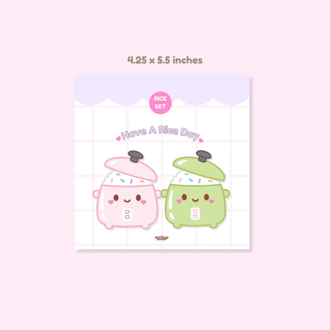 Have A Rice Day Art Print/Note Card