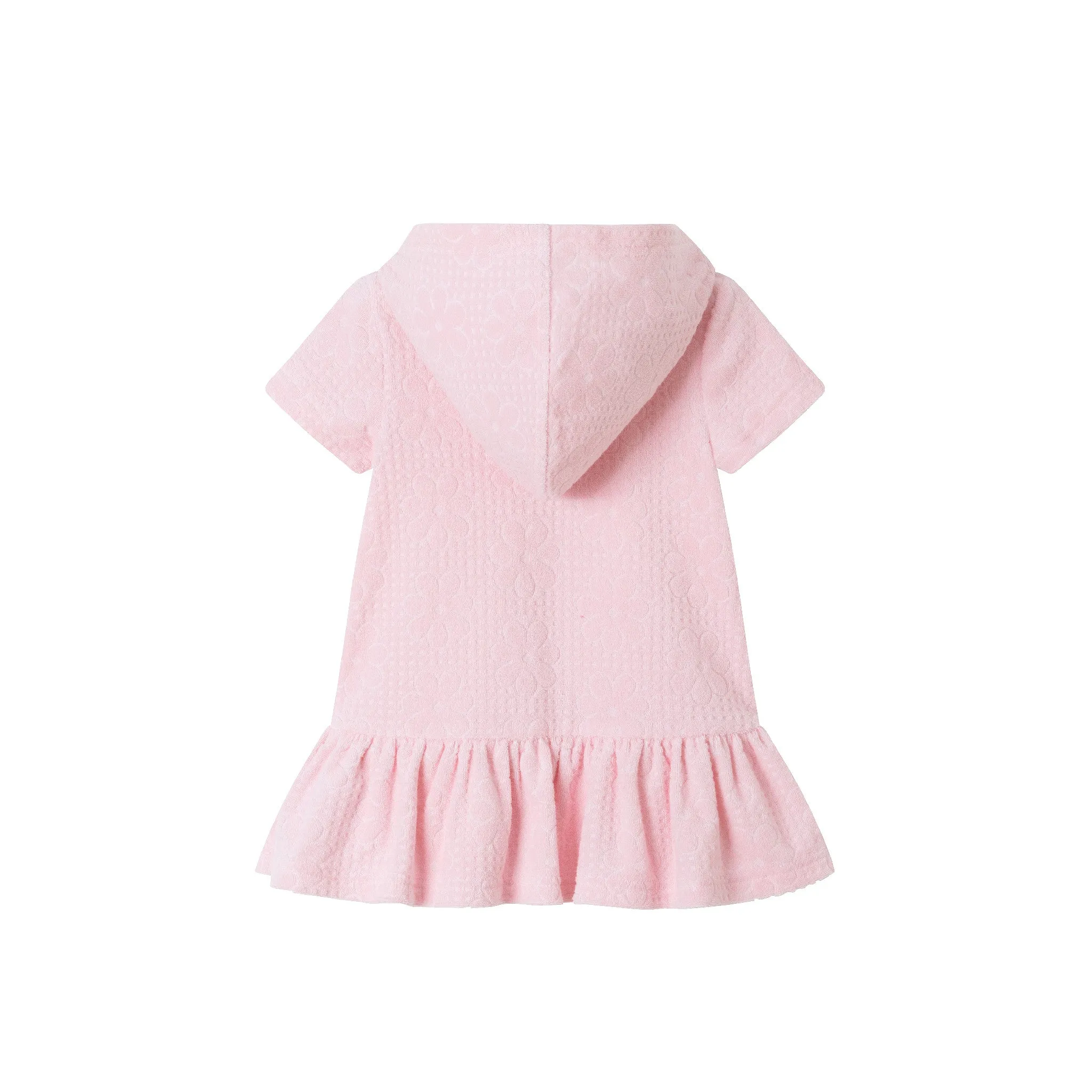 Infant (0-24M) Hooded French Terry Cover Up | Pink Floral