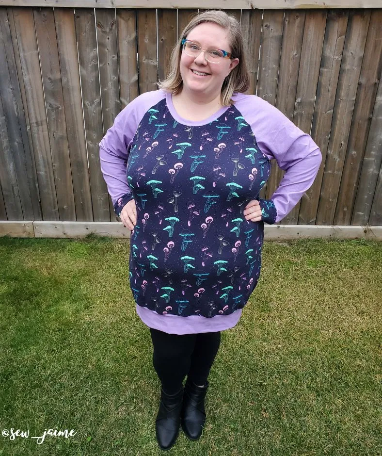 Jersey Knit Print | French Lavender Linen Look R2C1