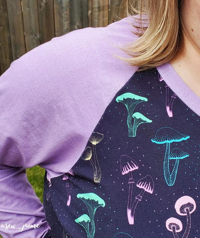 Jersey Knit Print | French Lavender Linen Look R2C1