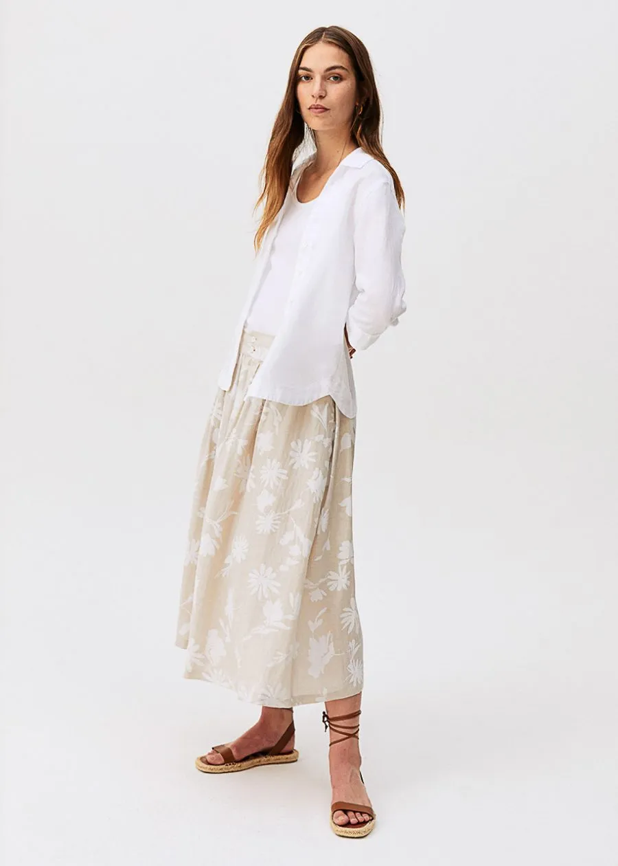 Linen Shirt - Beige