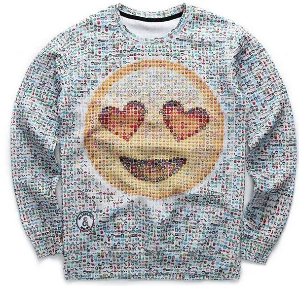 Men's Emoji Heart Eye's Sweater