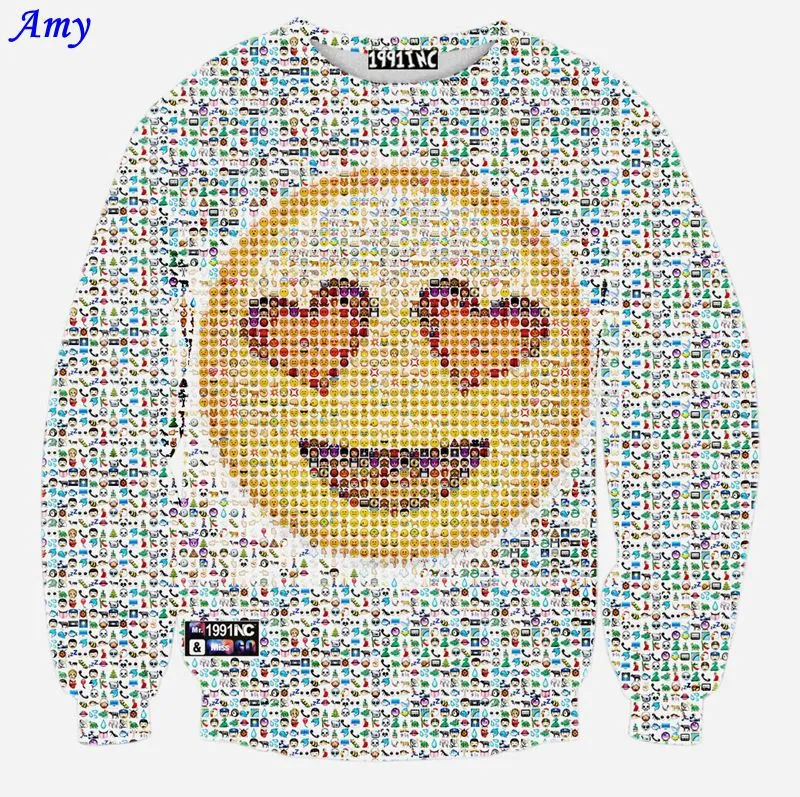 Men's Emoji Heart Eye's Sweater