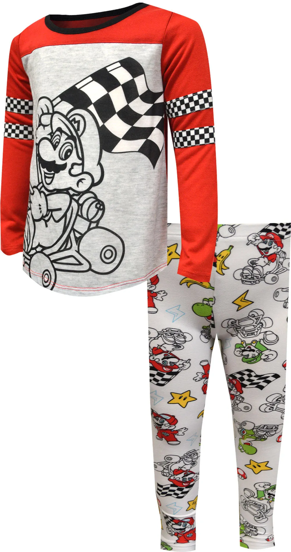 Nintendo MarioKart Race Around the Track Pajama