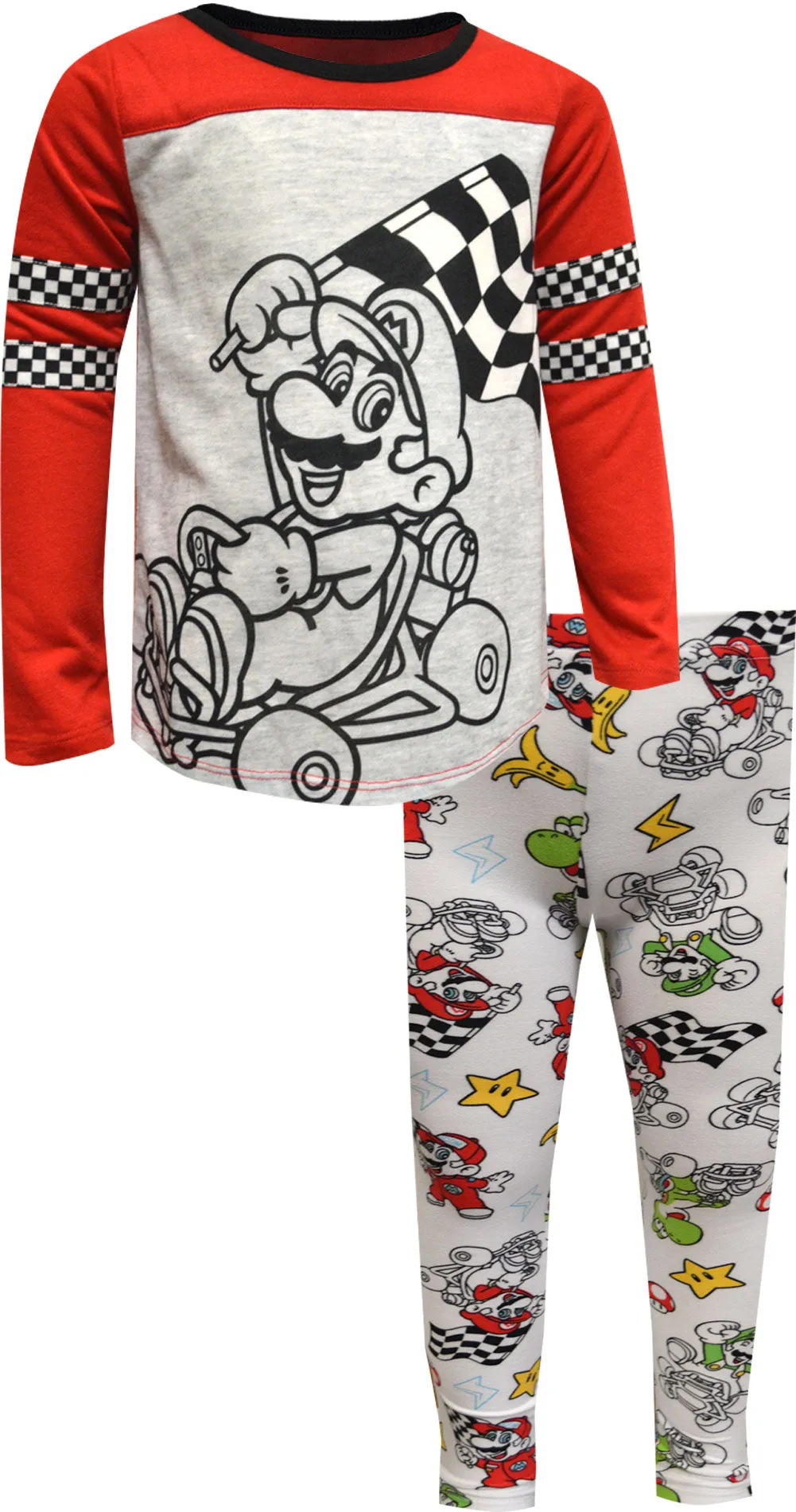 Nintendo MarioKart Race Around the Track Pajama