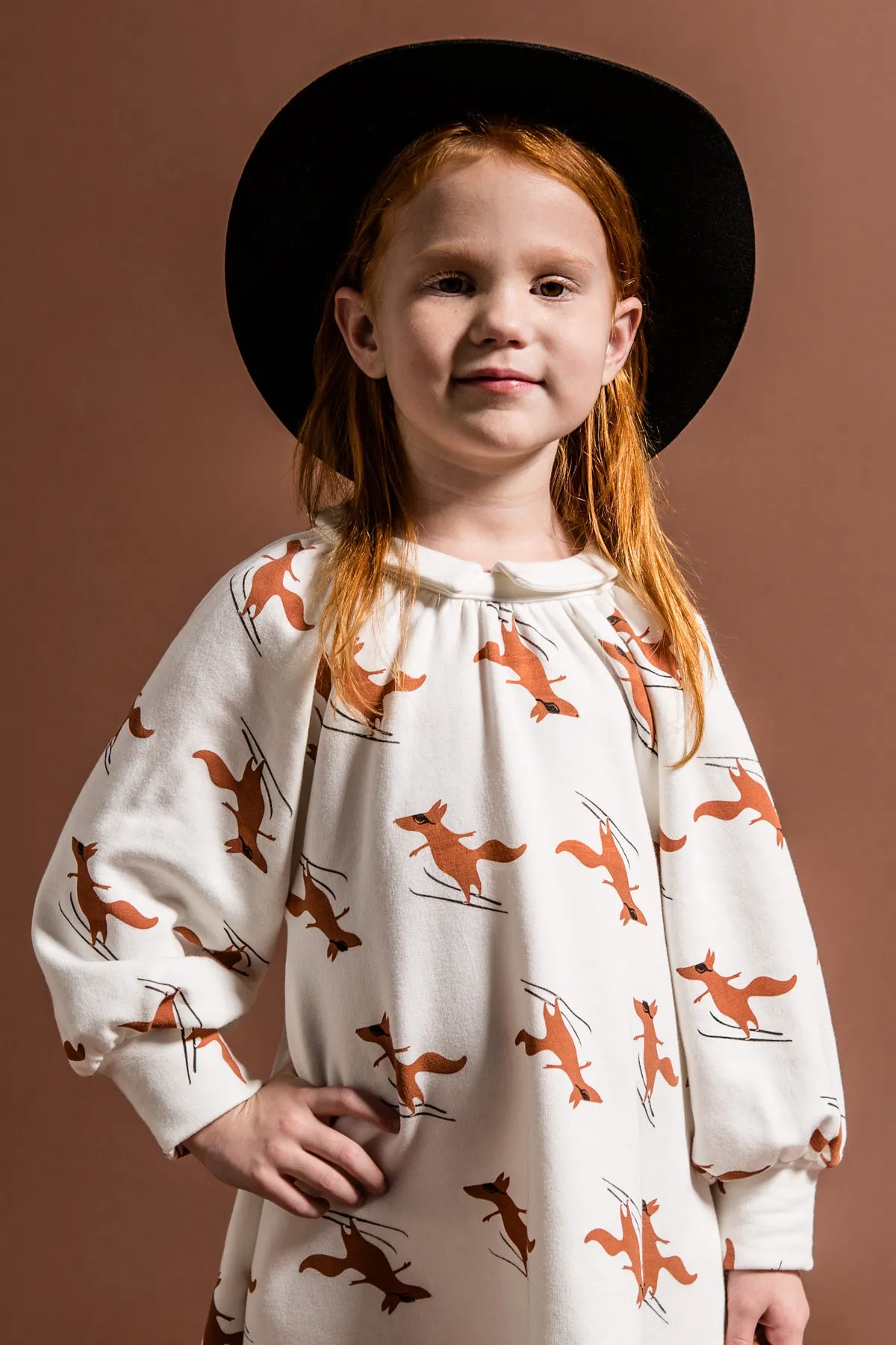 OMAMImini Fox Girls Dress (Size 2 left)