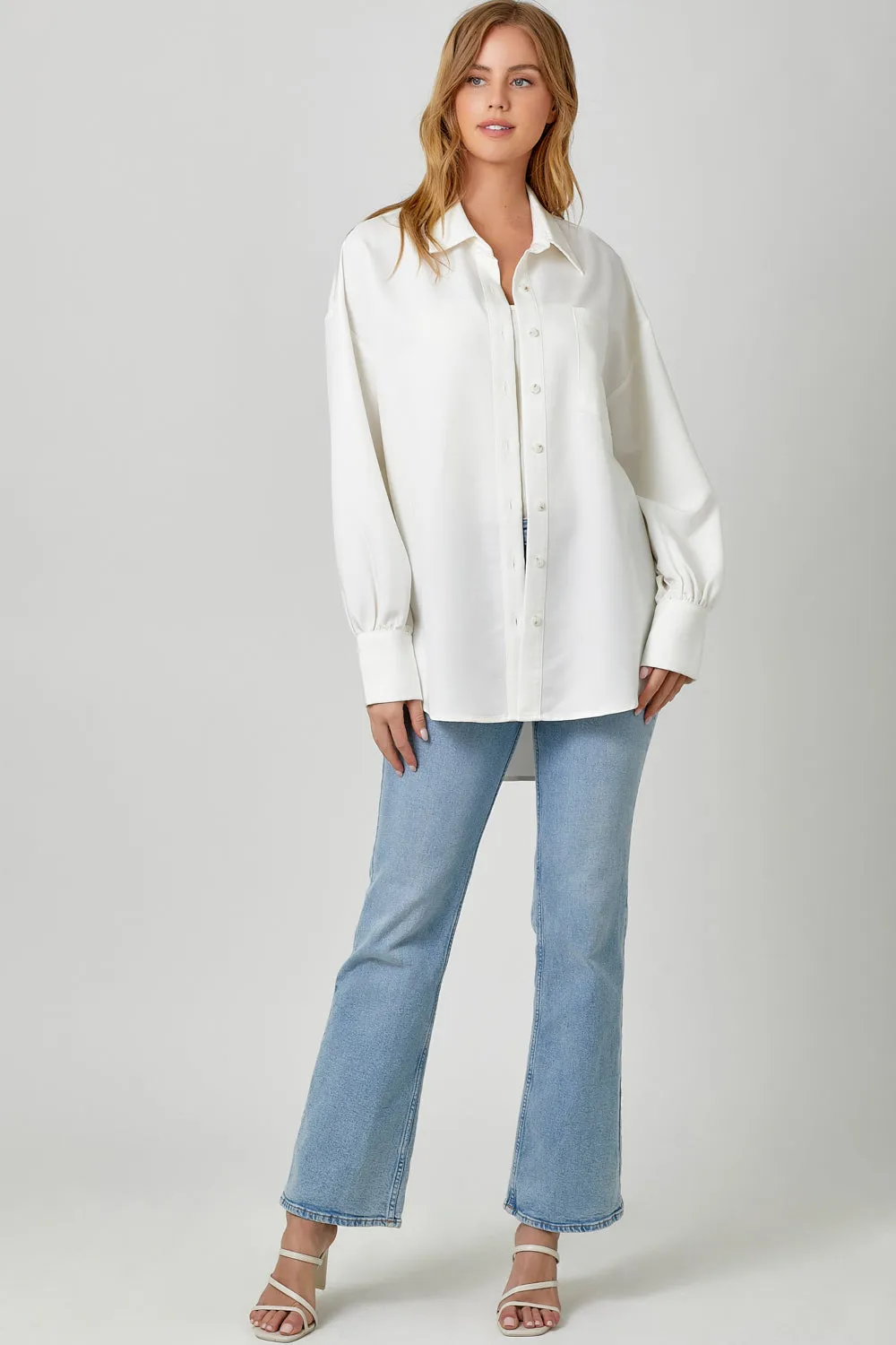 Oversized Button-Up Shirt