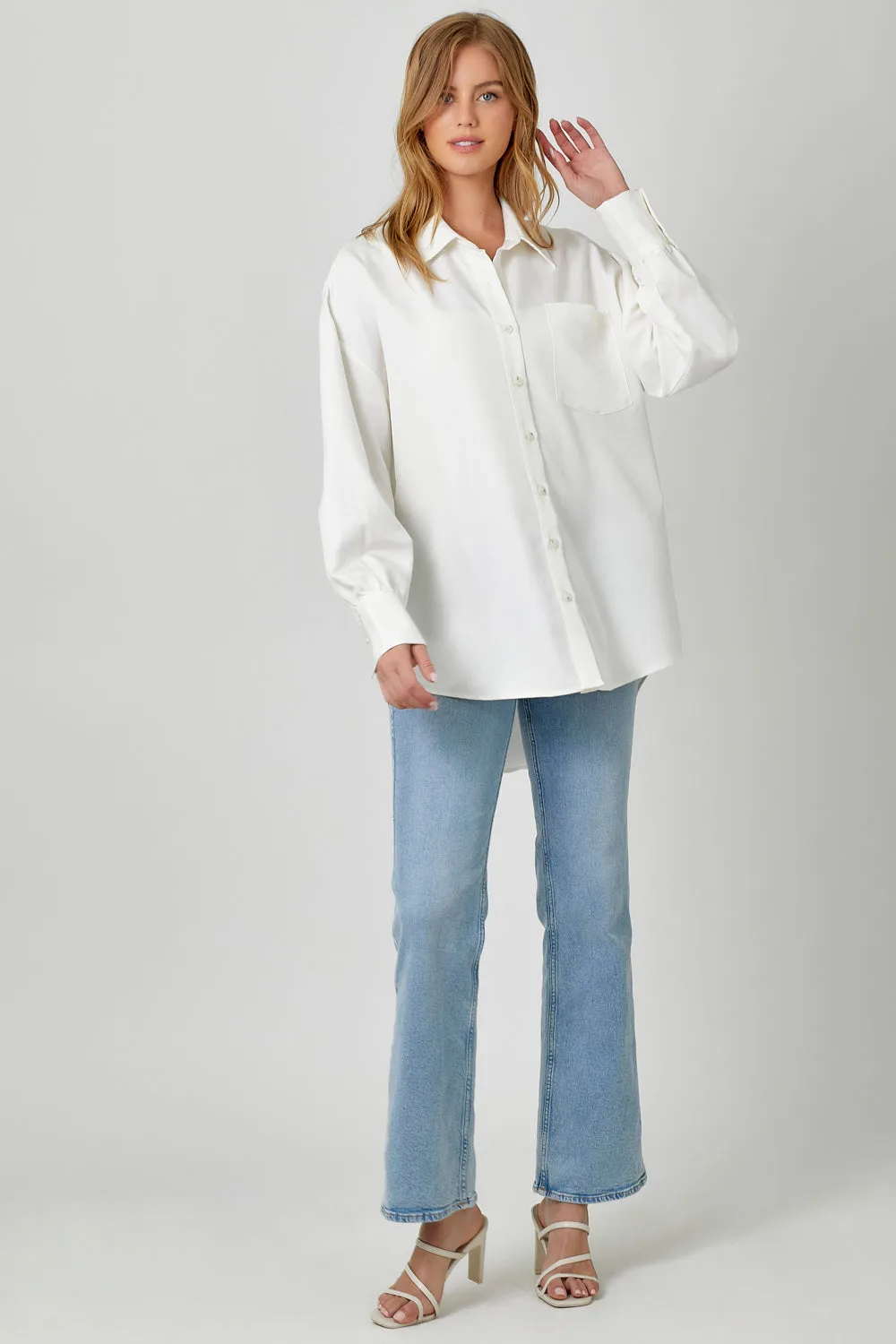Oversized Button-Up Shirt