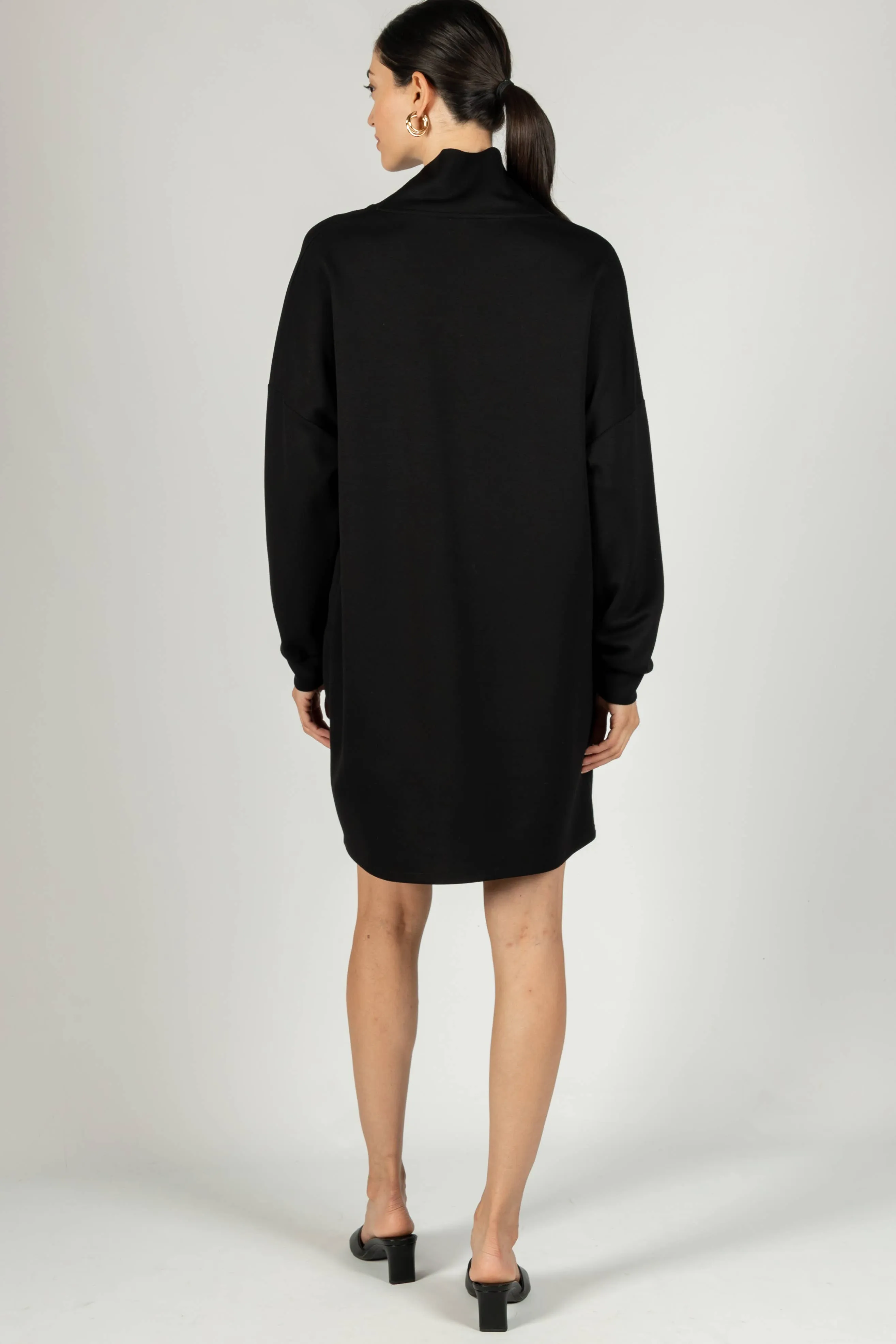 p cill Butter Modal Cowl Neck Dress
