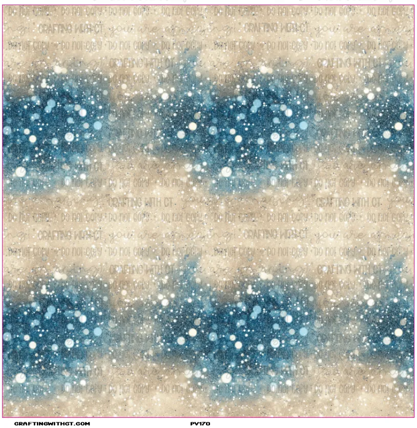 PV170 ocean glitter sheet