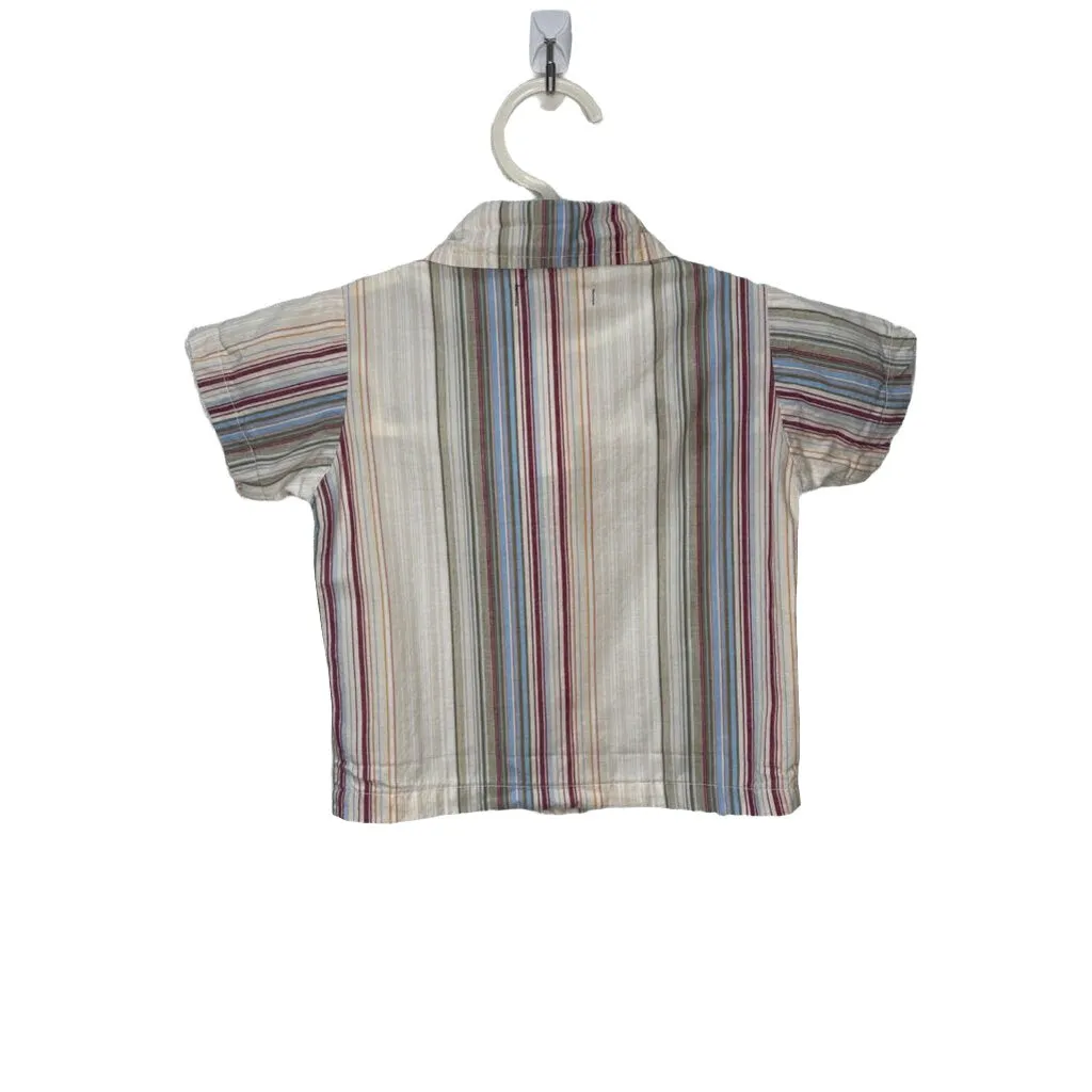 Striped SS Button-Up