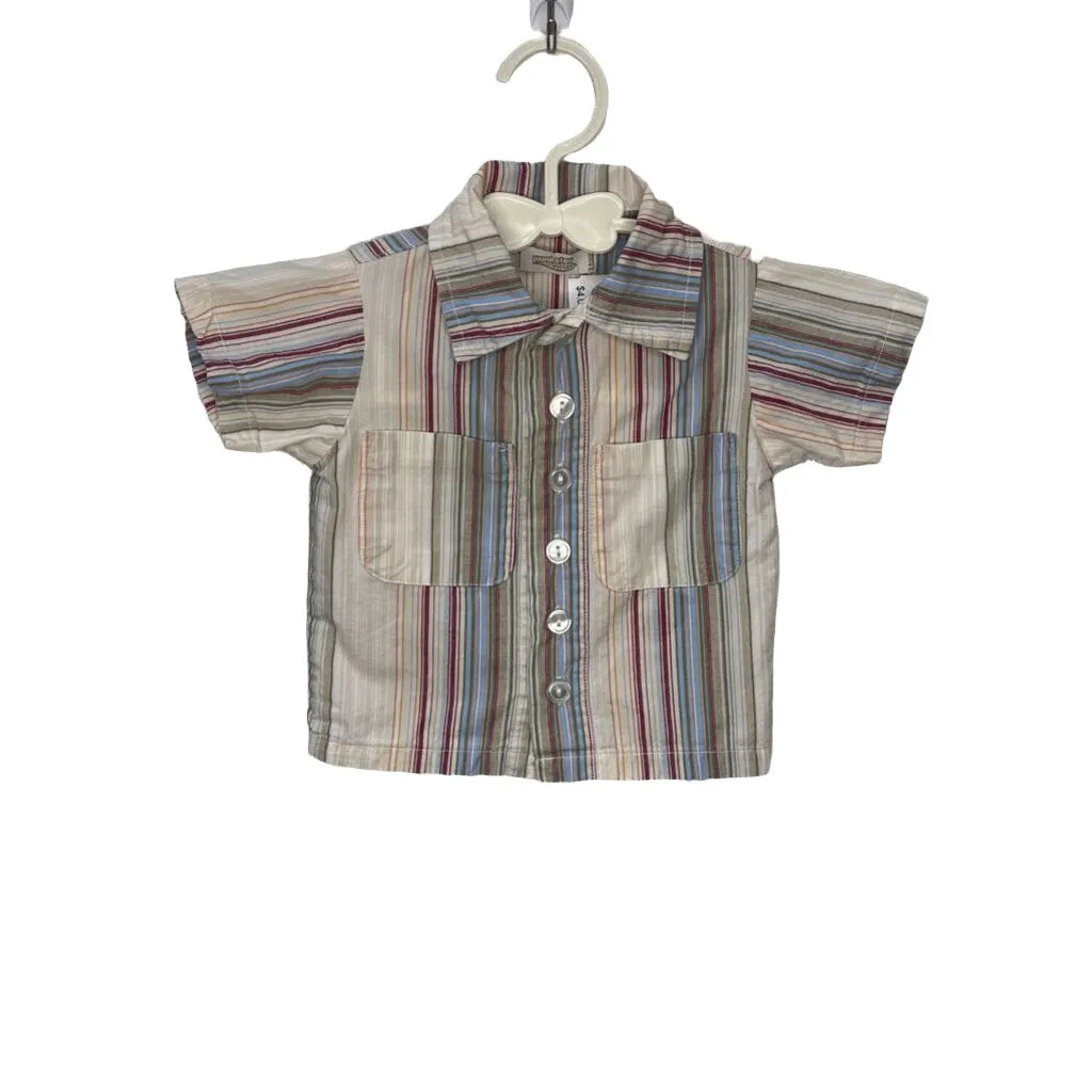 Striped SS Button-Up