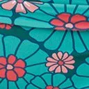 Unique Vintage Teal Flower Child Monroe Swim Bottom