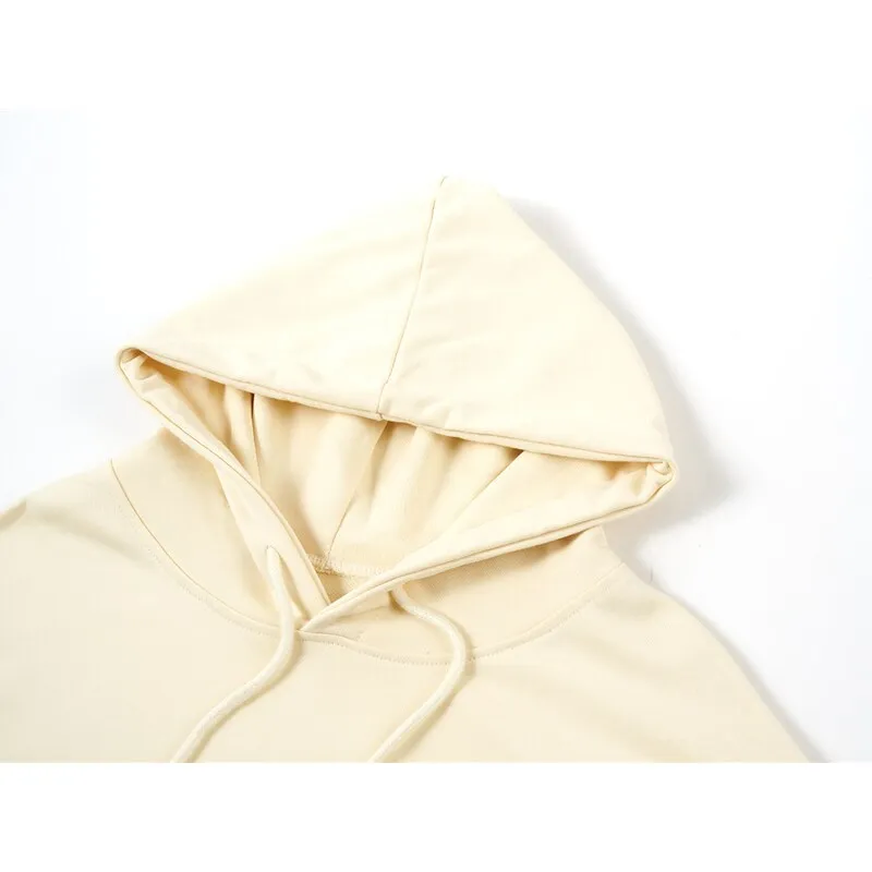 Wjczt Letter Printing Yellow Sweatshirt Women Hoodie Autumn TOPs Streetwear Harajuku Baggy Fashion Thickened Clothes Cotton Pullover