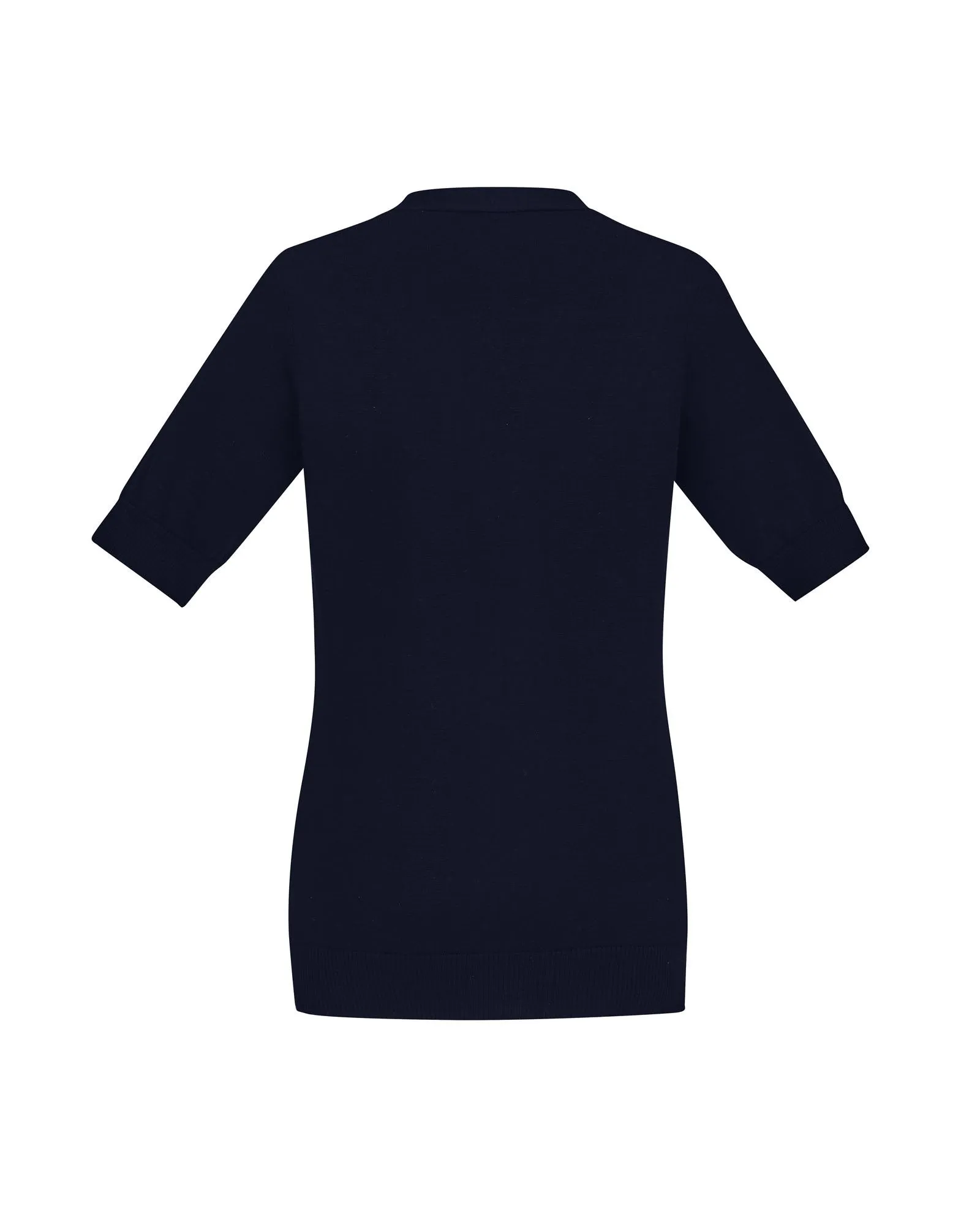 Womens Zip Front Short Sleeve Knit